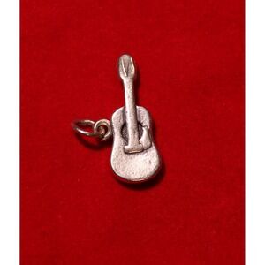Retired  James Avery sterling silver Acoustic Guitar Charm